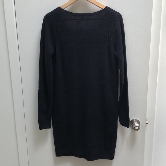 Muji - Wool and Alpaca dress - navy - S - Picture 5 of 8